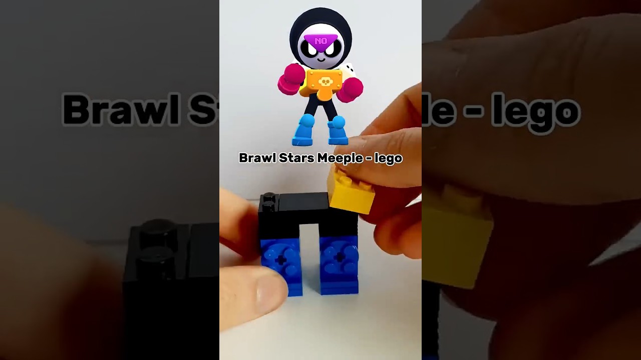 Lego Brawl Stars Meeple  #lego #brawlstars