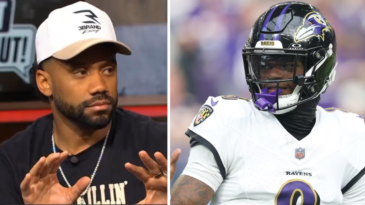 Russell Wilson RAVES about Ravens' Lamar Jackson: 