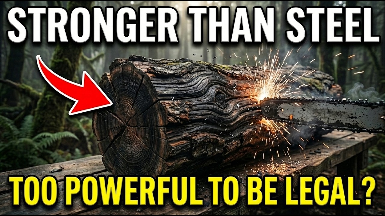 This Wood Breaks Chainsaws. Rot-Proof For 100 Years. Why Did The Steel Industry Erase It?