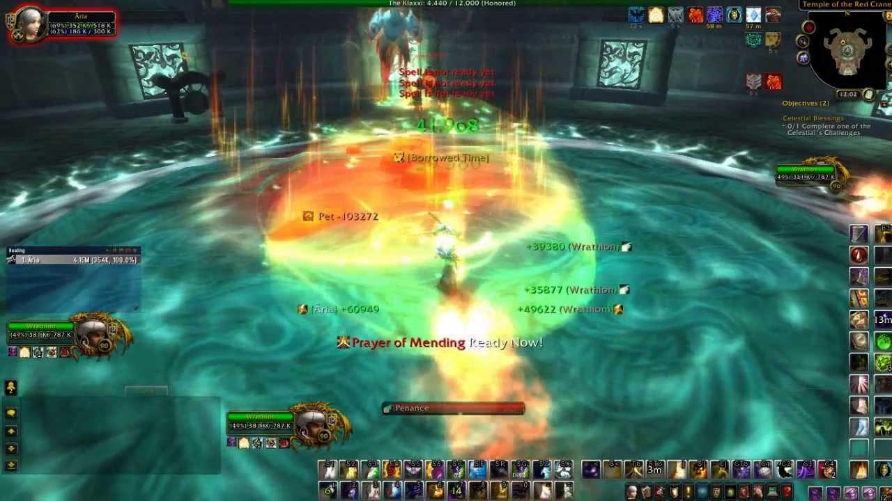 Chi-ji's Challenge (Healer) Discipline Priest - World of Warcraft Mists of Pandaria