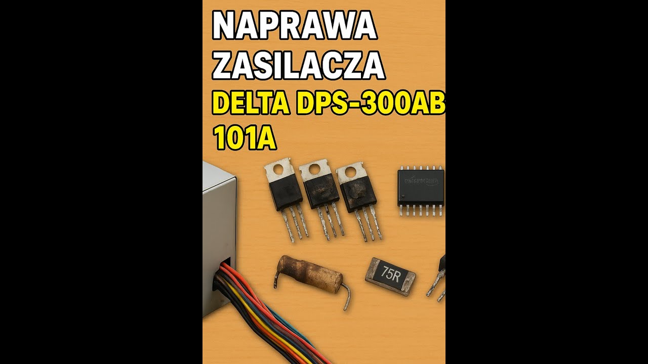 Zasilacz Delta DPS-300AB-101 A, czy będzie udana naprawa??