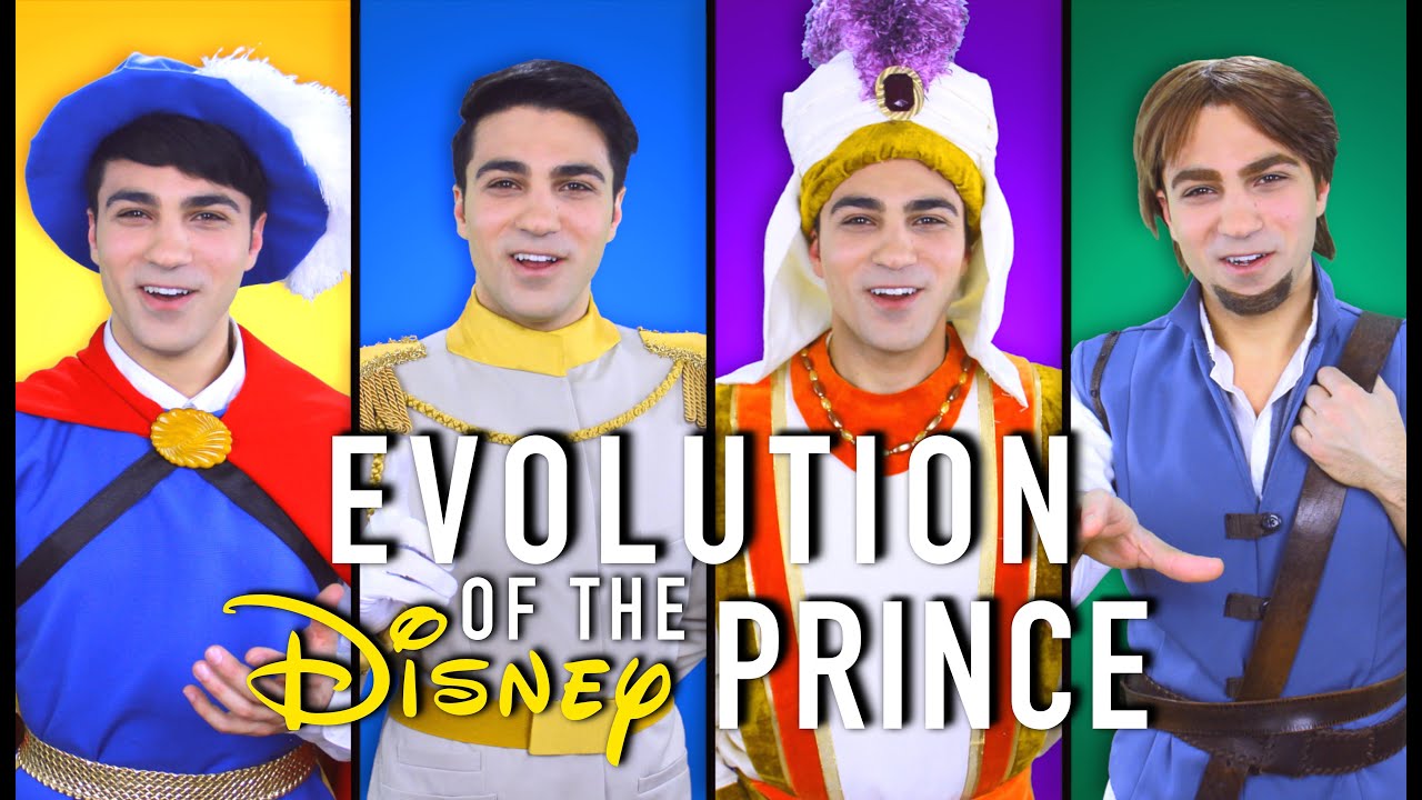 EVOLUTION OF THE DISNEY PRINCE MEDLEY | Daniel Coz
