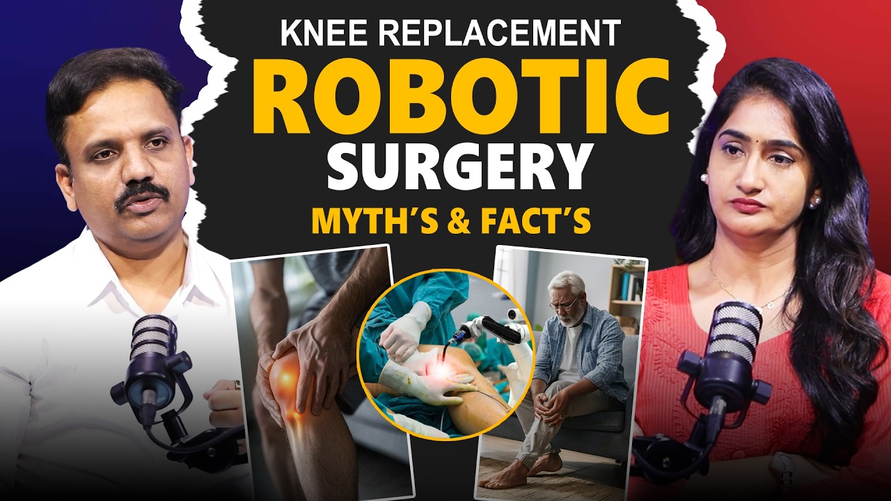 Knee Replacement ROBOTIC SURGERY | Myths & Facts In Telugu | Dr. Ravindhar Patel | SumanTv Lasya