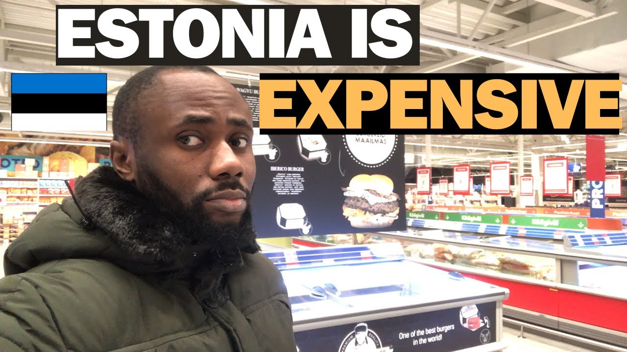 GROCERY SHOPPING IN ESTONIA | FOOD PRICES IN SUPERMARKETS AFTER INFLATION |WORKING IN ESTONIA-PROMO