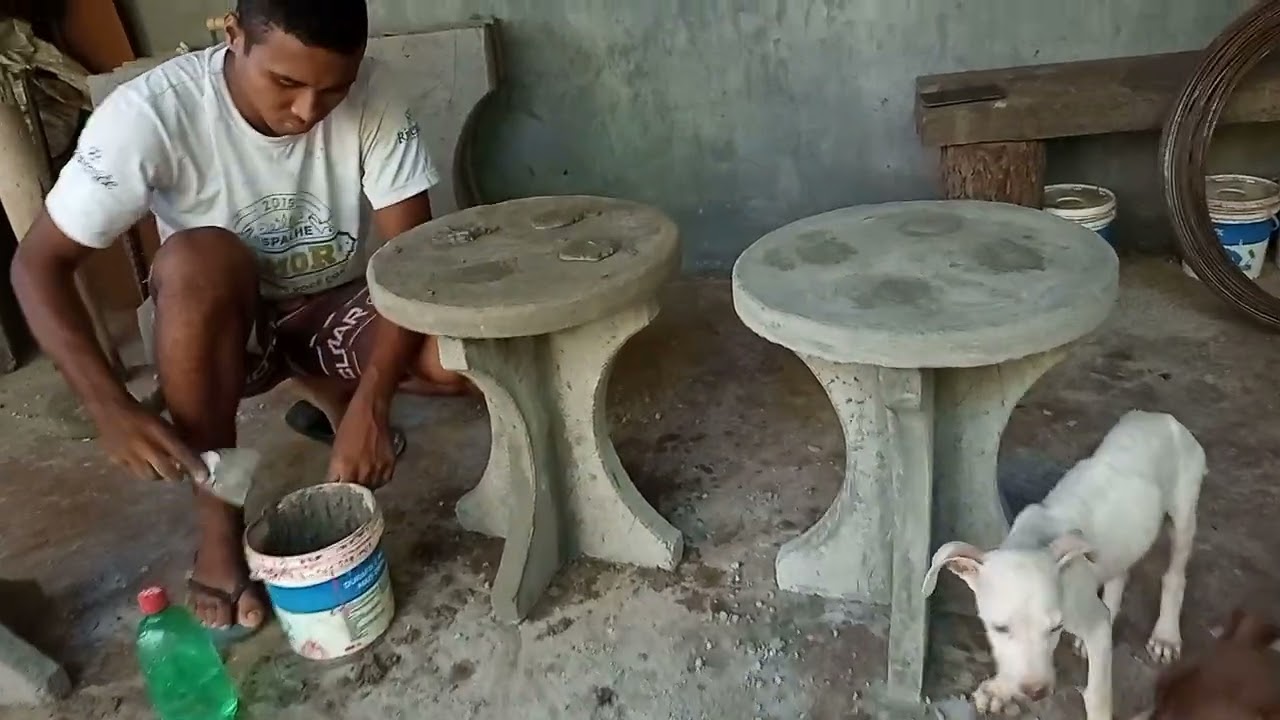 Como fazer Mesa de Concreto (parte 2)