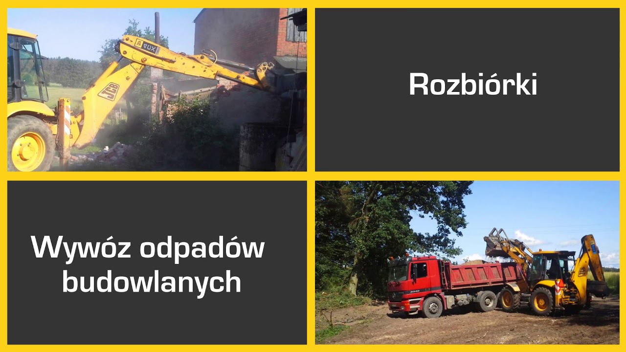 Roboty ziemne skup złomu Sławno Przedsiębiorstwo Produkcyjno-Handlowo-Usługowe Kosmet