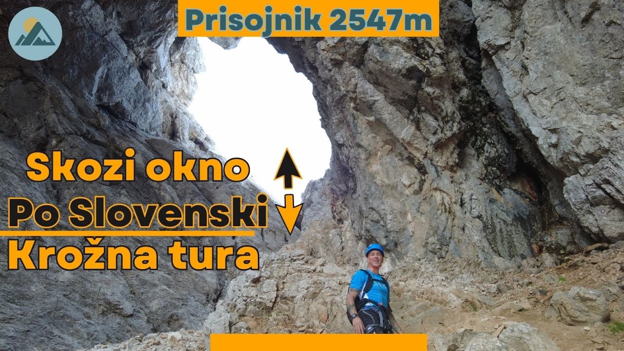 Prisojnik po krožni poti (vzpon skozi okno - spust po Slovenski)