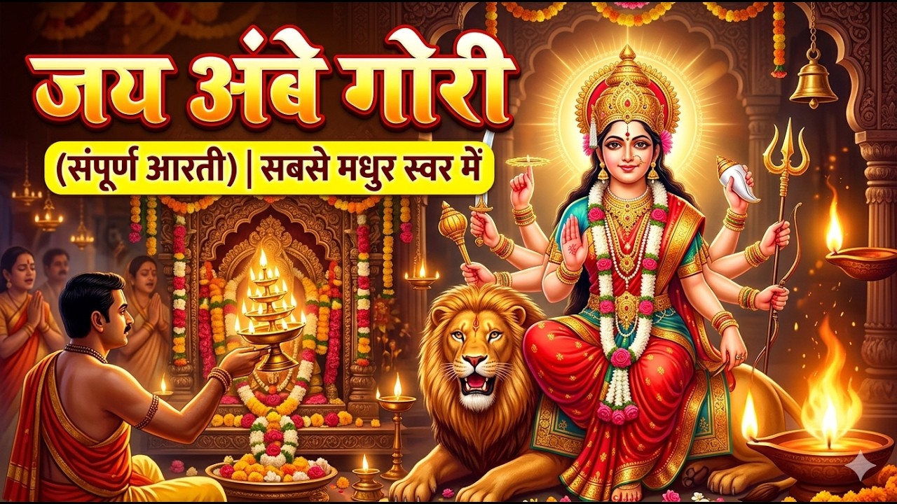Jai Ambe Gauri 🚩 Nonstop Energy Aarti | Navratri Festival Song 2026