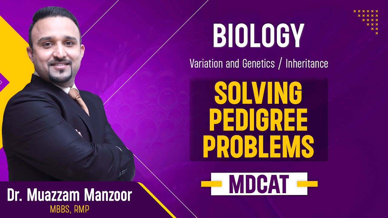 54. Biology | Variation and Genetics / Inheritance | Solving Pedigree Problems | MDCAT 2026