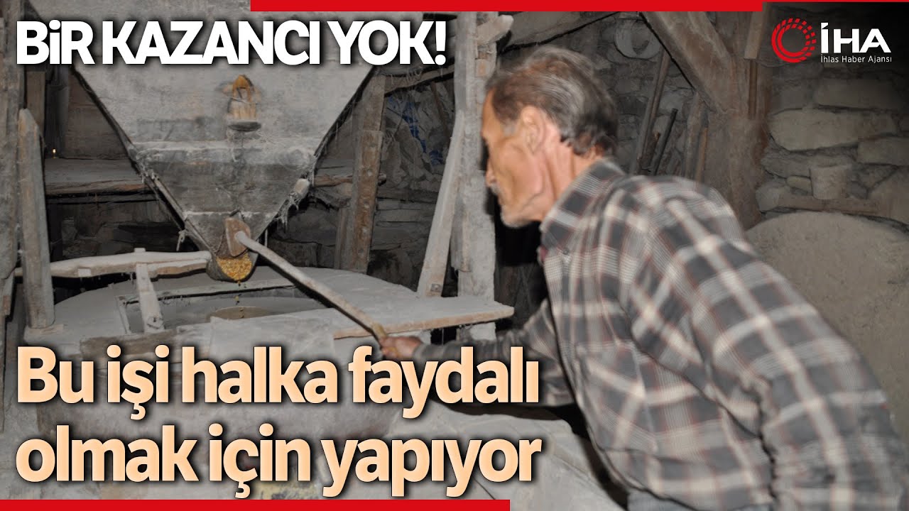 Yaklaşık 100 yıllık tarihi değirmen yıllara direniyor
