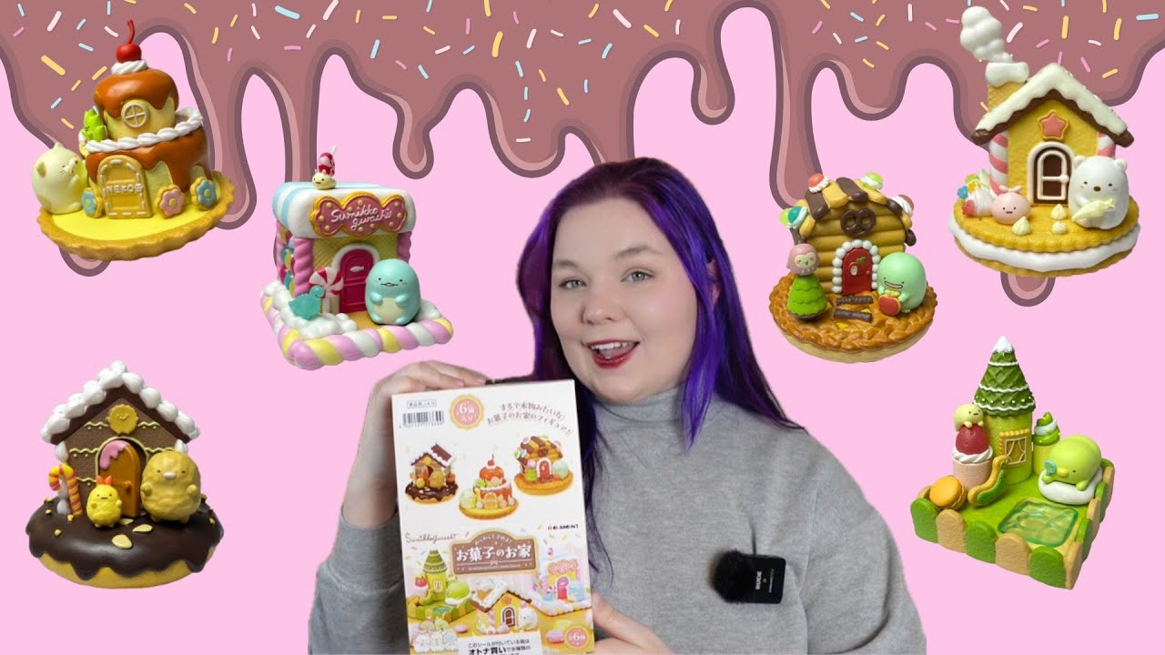 Re-ment Sumikko Gurashi Candy House Collection Unboxing (๛ ˘ ³˘ )♡