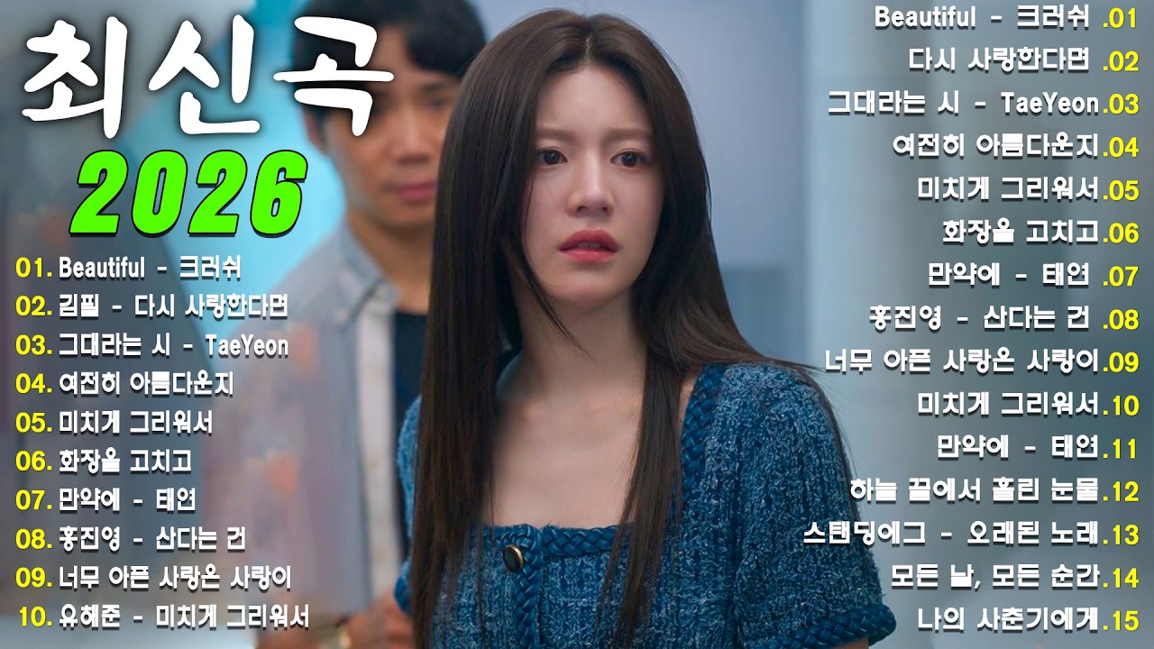 하루 종일 들어도 좋은노래 BEST 100곡 ️ 일할때 듣기좋은 발라드 추천 광고없는 노래모음 태연/박명수/김범수 /임창정/박효신/성시경/ 백지영/ 더원