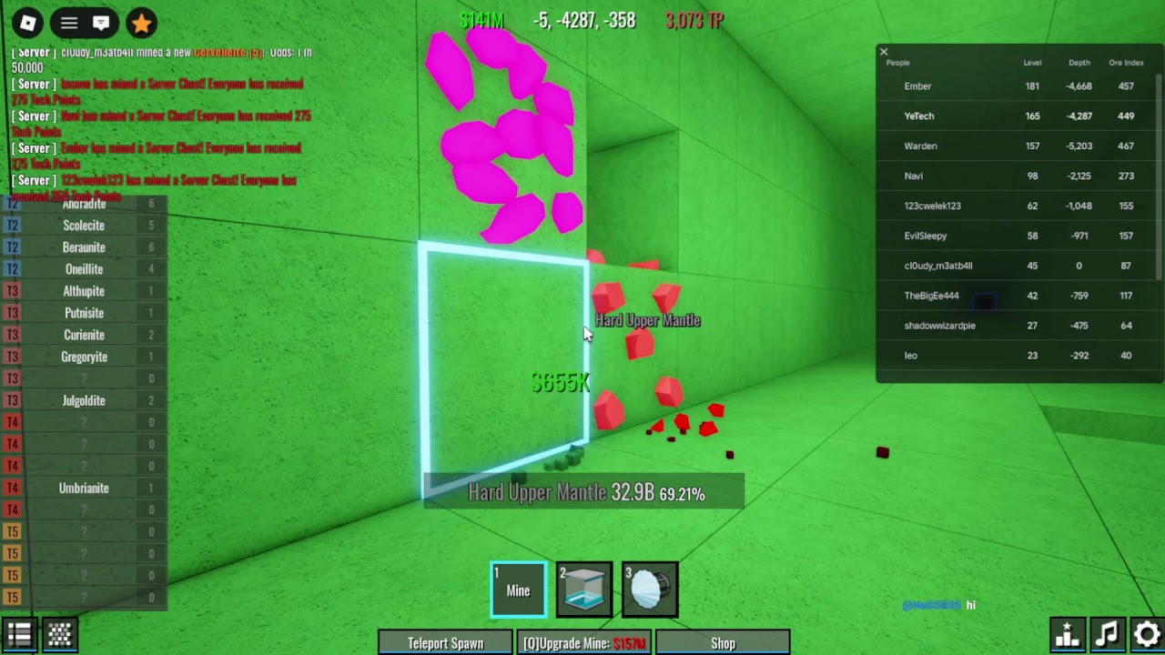 [DAY 2] 🔴 Roblox Mining Tech Alpha 🔴 ROAD TO BREAK THE NOPE BLOCKS 🔴