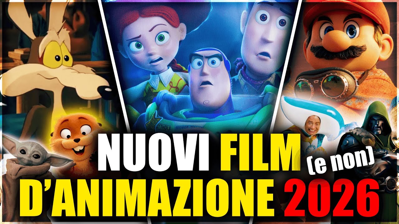 i MIGLIORI FILM D&rsquo;ANIMAZIONE (e non) in USCITA nel 2026