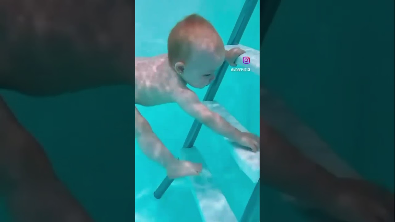 Малыши просто обожают воду 🥰❤️ #дети #плавание #бассейн