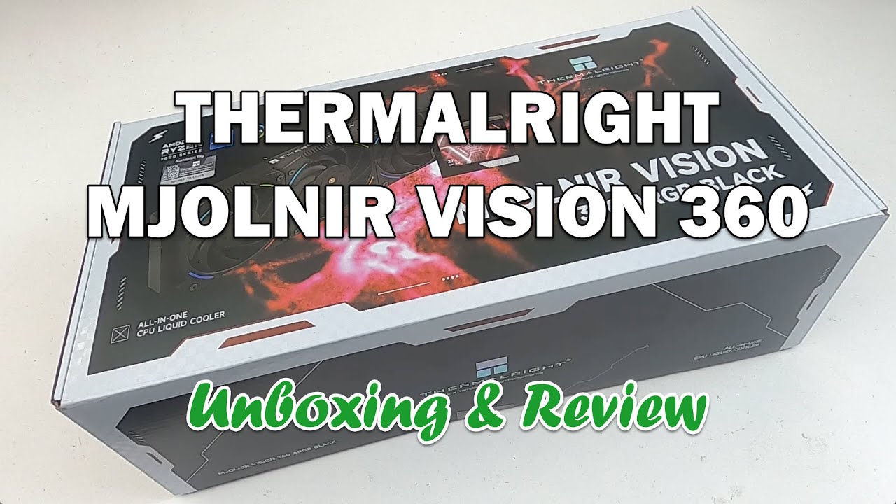 Thermalright MJOLNIR Vision 360 AiO Cooler *REAL* Unboxing & Review