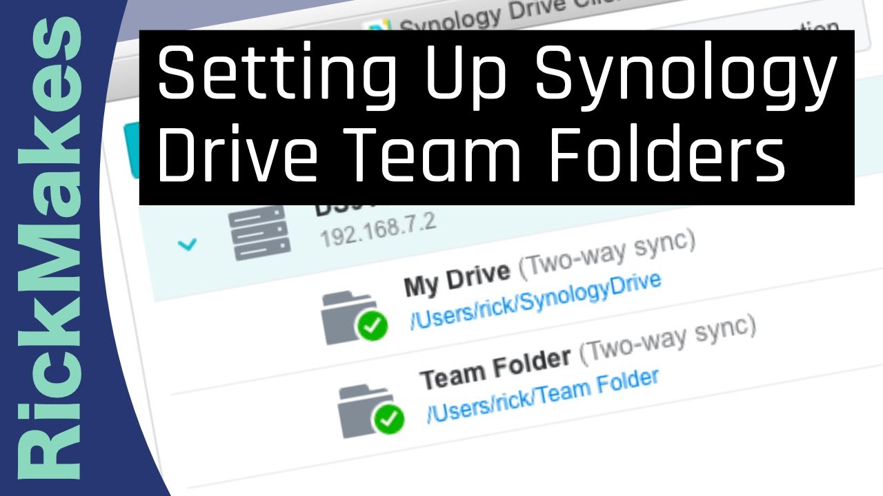Настройка групповых папок Synology Drive
