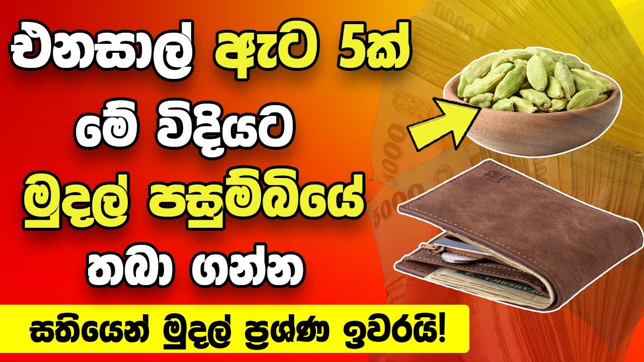 එනසාල් ඇට 5ක් මේ විදියට ඔබේ මුදල් පසුම්බියේ තබා ගන්න | ඔබේ දියුණුව හිතා ගන්නවත් බැරි වේවී! | Welawa