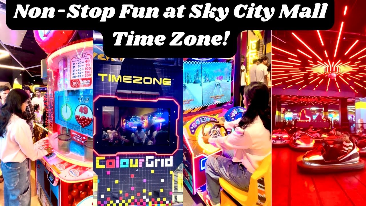 Часовой пояс в торговом центре Sky City Mall Borivali | Игровая зона в торговом центре Sky City M...