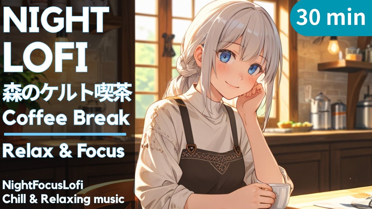 【森のケルト喫茶】ひと息つく時間｜作業用BGM 明るめ×落ち着きRelax & Focus 30分/30min｜Celtic Piano