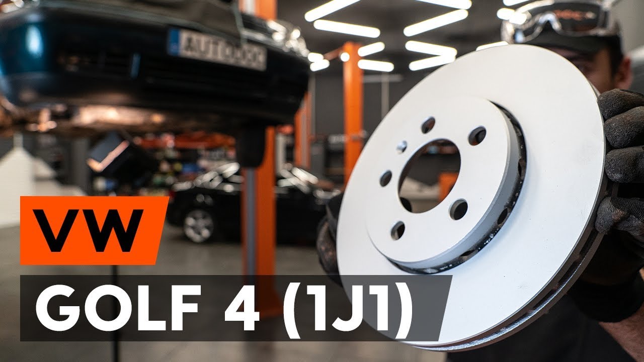 Come sostituire dischi freno anteriore su VW GOLF 4 (1J1) [VIDEO TUTORIAL DI AUTODOC]
