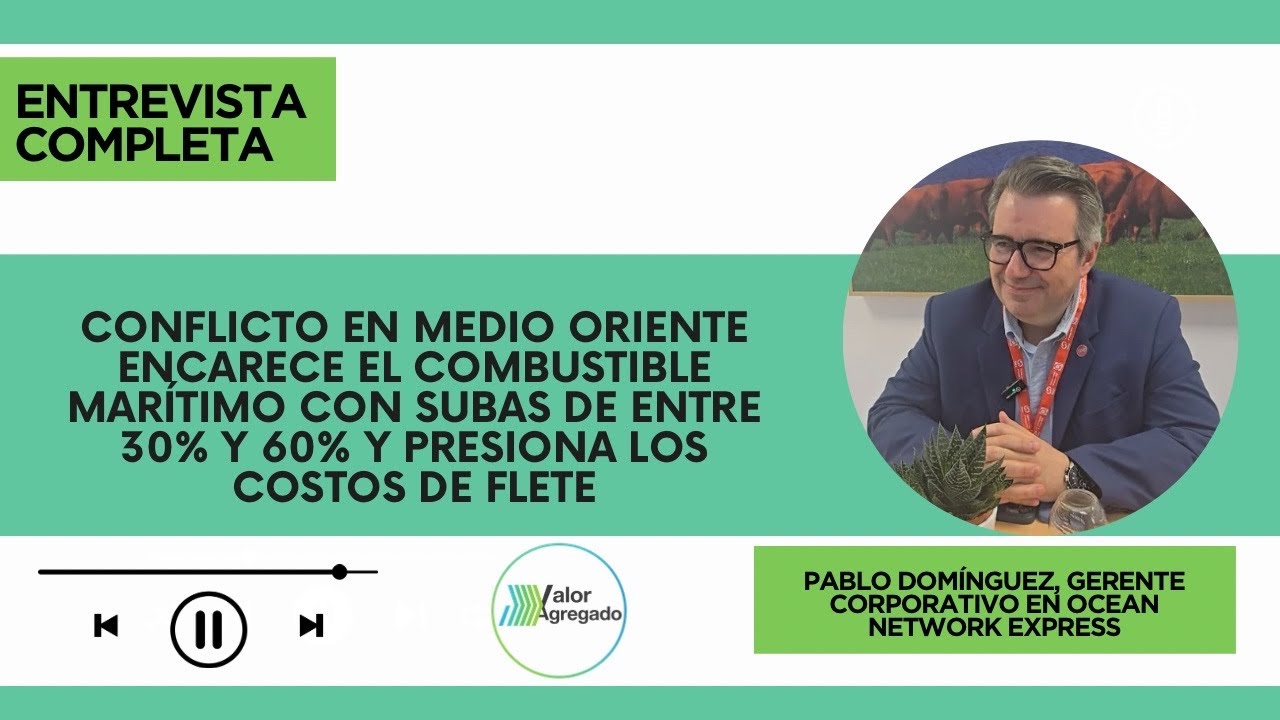 Pablo Domínguez, Gerente Corporativo en Ocean Network Express