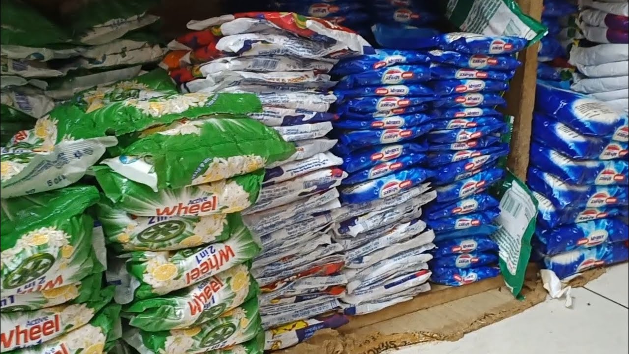 सभी डिटरजेंट पाउडर के होलसेल रिटेल रेट | All detergent powder rates | best detergent powder #powder