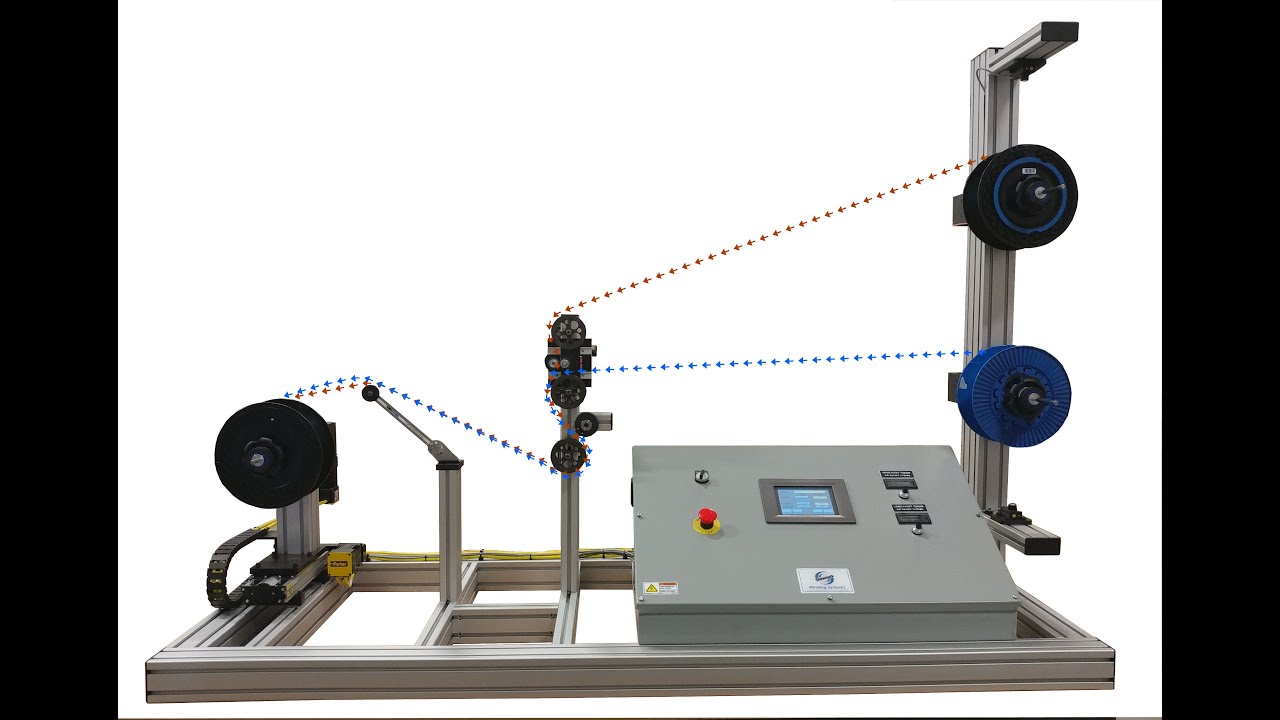 Showmark, LLC DigiSpooler Programmable Wire Respooler with Dual Payoffs