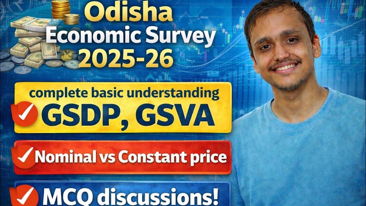 Odisha Economic Survey 2025 - 26 (macro overview) 💰|#odishagk #opsc #opscprelims #ossccgl #oas #ossc