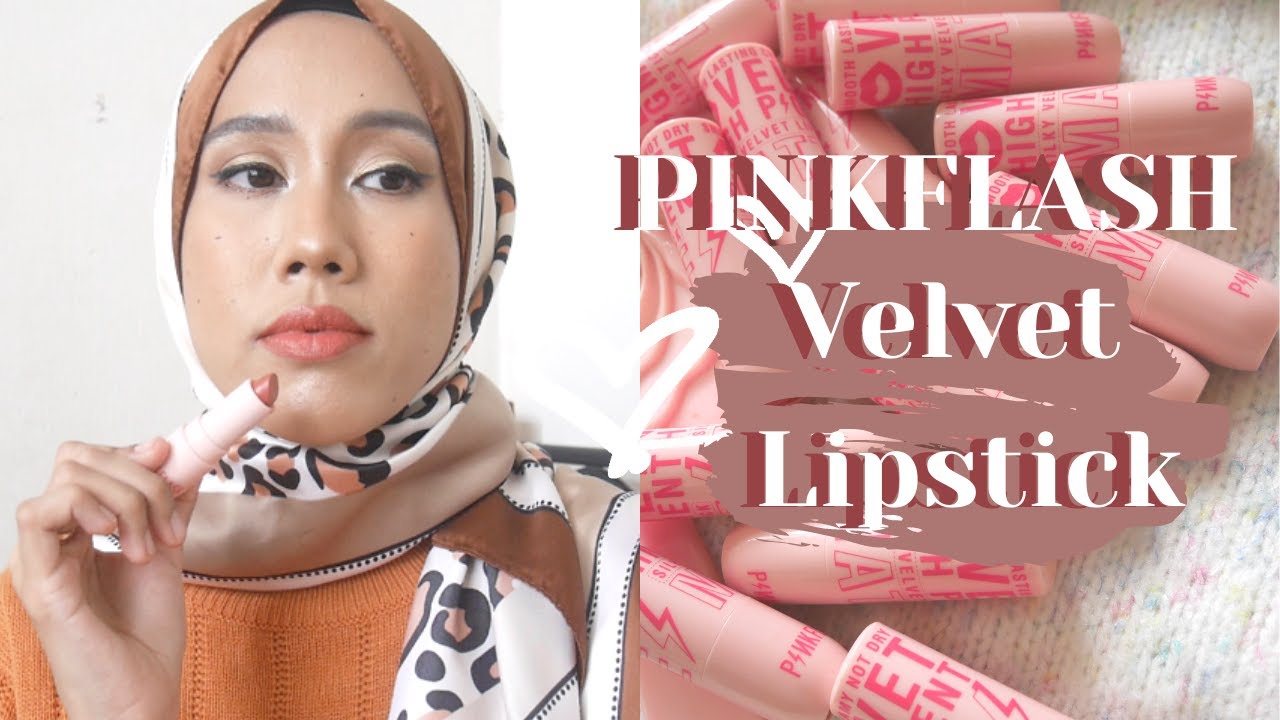 PINKFLASH VELVET LIPSTICK ALL SHADES SWATCHES & REVIEW