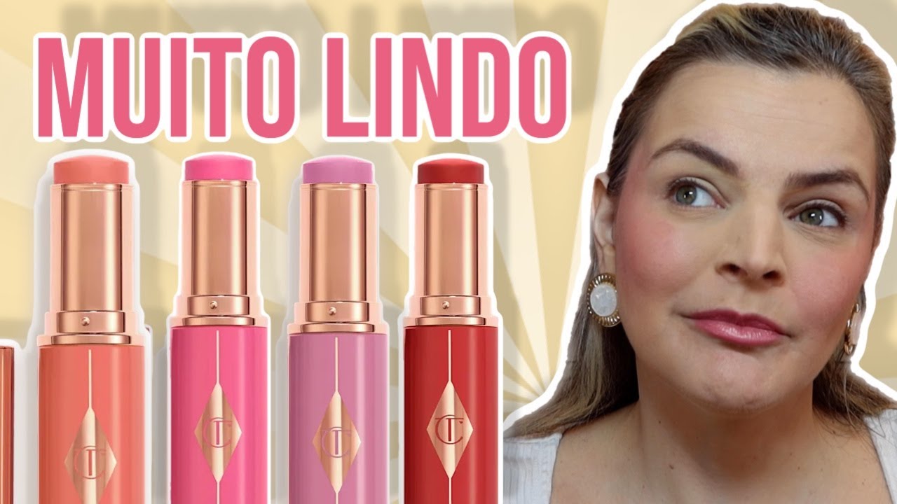 TESTANDO O BLUSH EM BASTÃO DA CHARLOTTE TILBURY