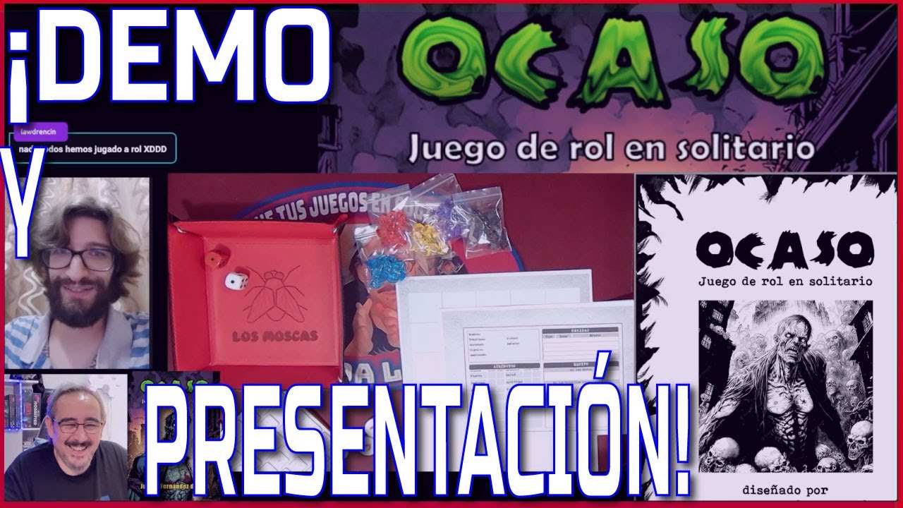 🧟‍♂️OCASO 🧟‍♂️ ROL en SOLITARIO Presentación y PARTIDA 2023