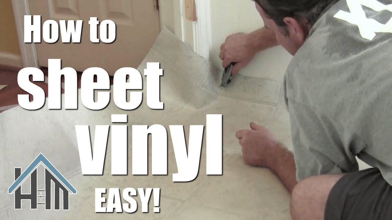 How to install vinyl floor, sheet vinyl. Easy! Home Mender