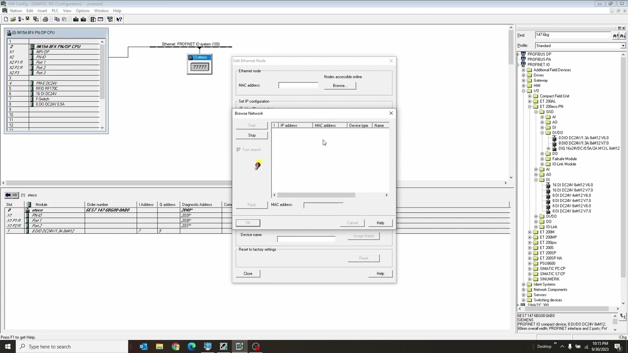 Step 7 From Scratch - Profinet