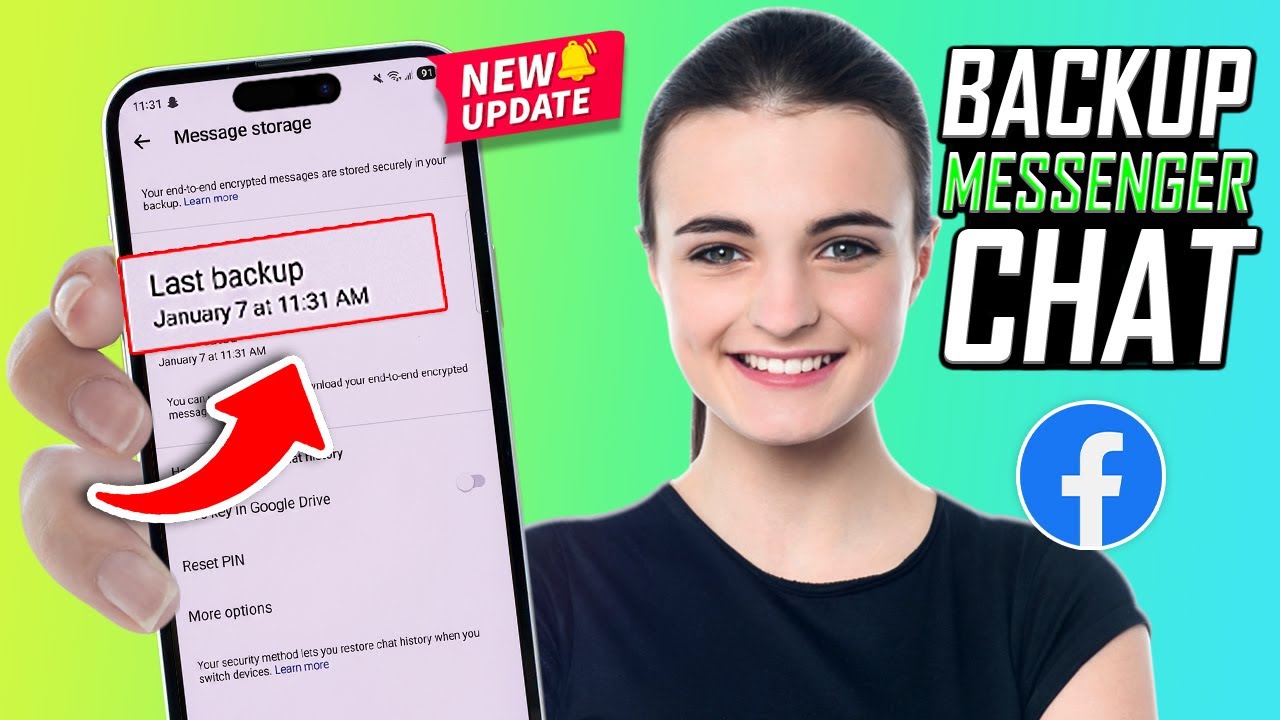 Как создать резервную копию чата Facebook Messenger