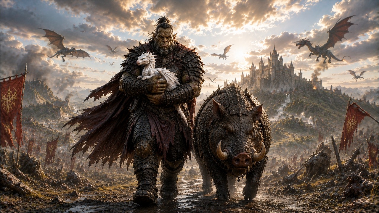 🐉 The Orc, The Boar, and The Last Dragon | Epic Fantasy Short Film (4K)