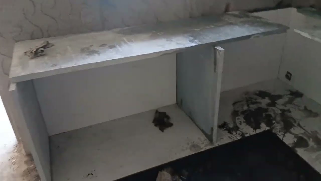 Kitchen stand || kitchen stand and tiles installation step by step new moduler kitchen 