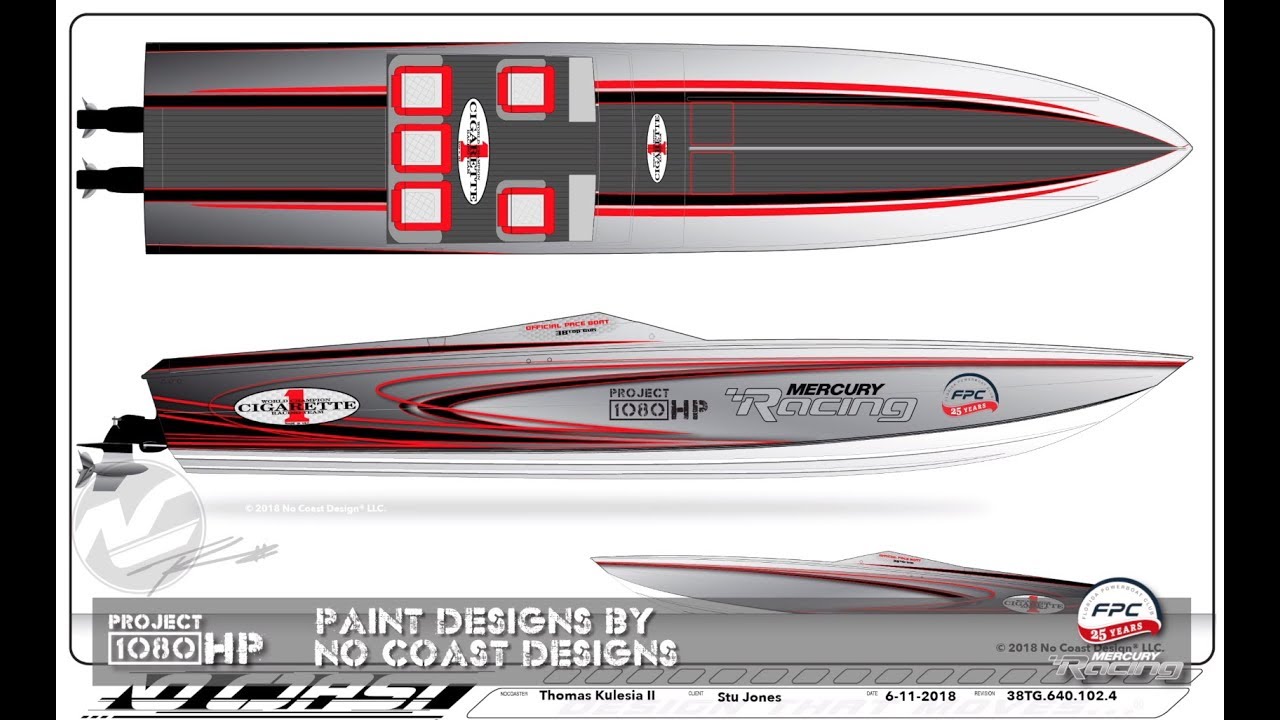 Project 1080 Stu Jones and 38 'Cigarette Head To Paint Shop