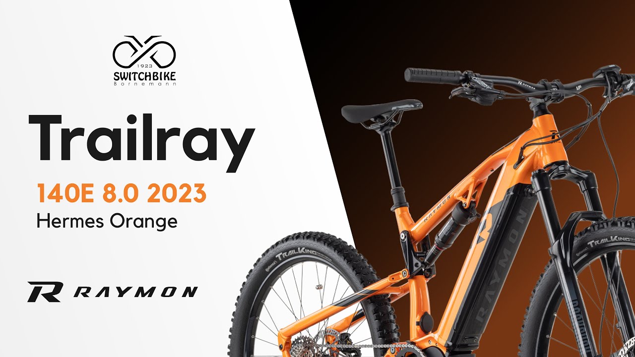 Hermes ORANGE 😯😯 Raymon Trailray 140E 8.0 E-Bike 2023