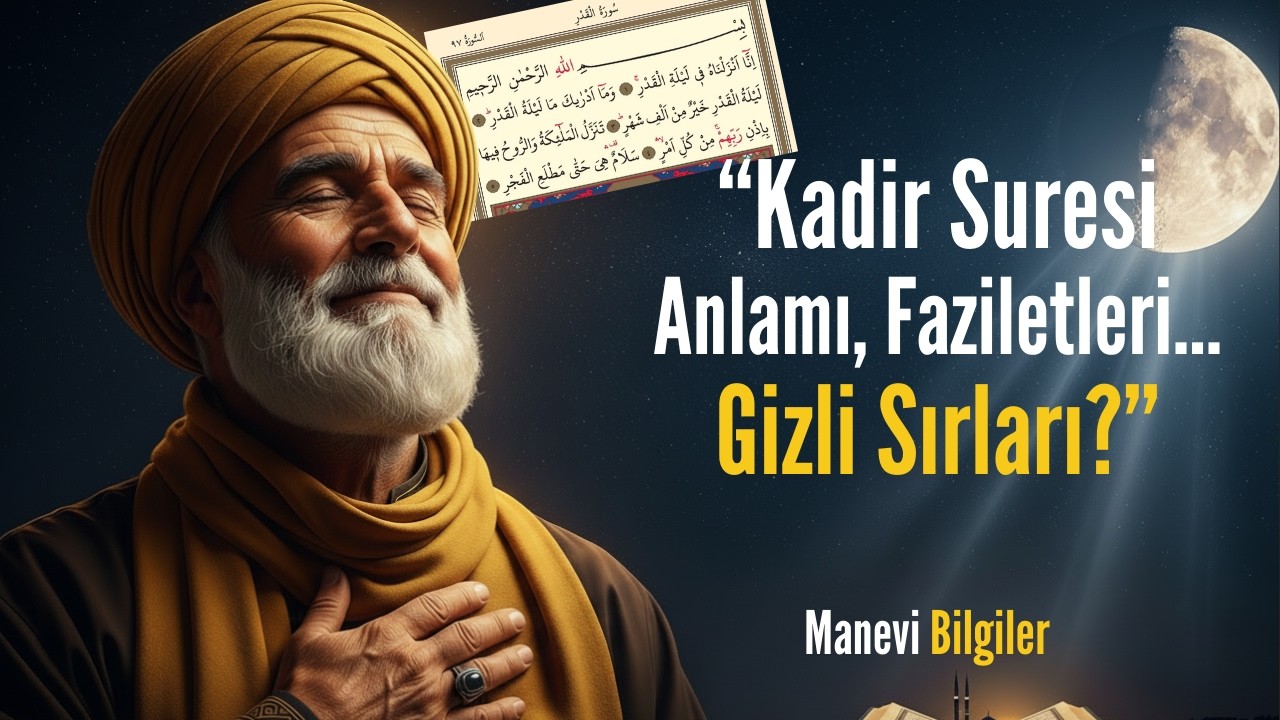Kadir Suresi'ni BÖYLE Oku! ALLAH (C.C.) Seni Peygamberlerle Birlikte Haşreder!