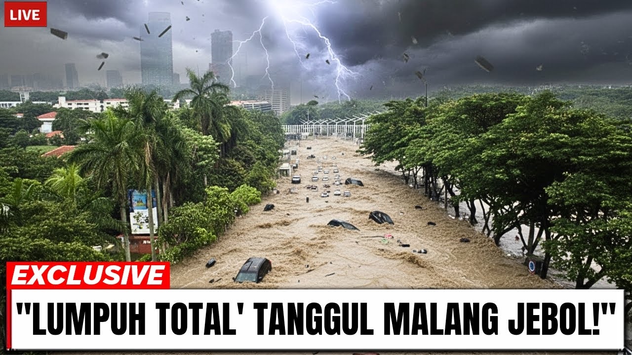 TAK TERSISA‼️ TANGGUL MALANG JEBOL, MALANG BANJIR BESAR HARI INI, RIBUAN RUMAH TENGGELAM!