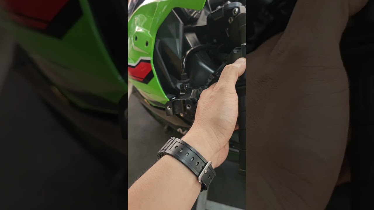 ZX4RR Steering parts replacement 