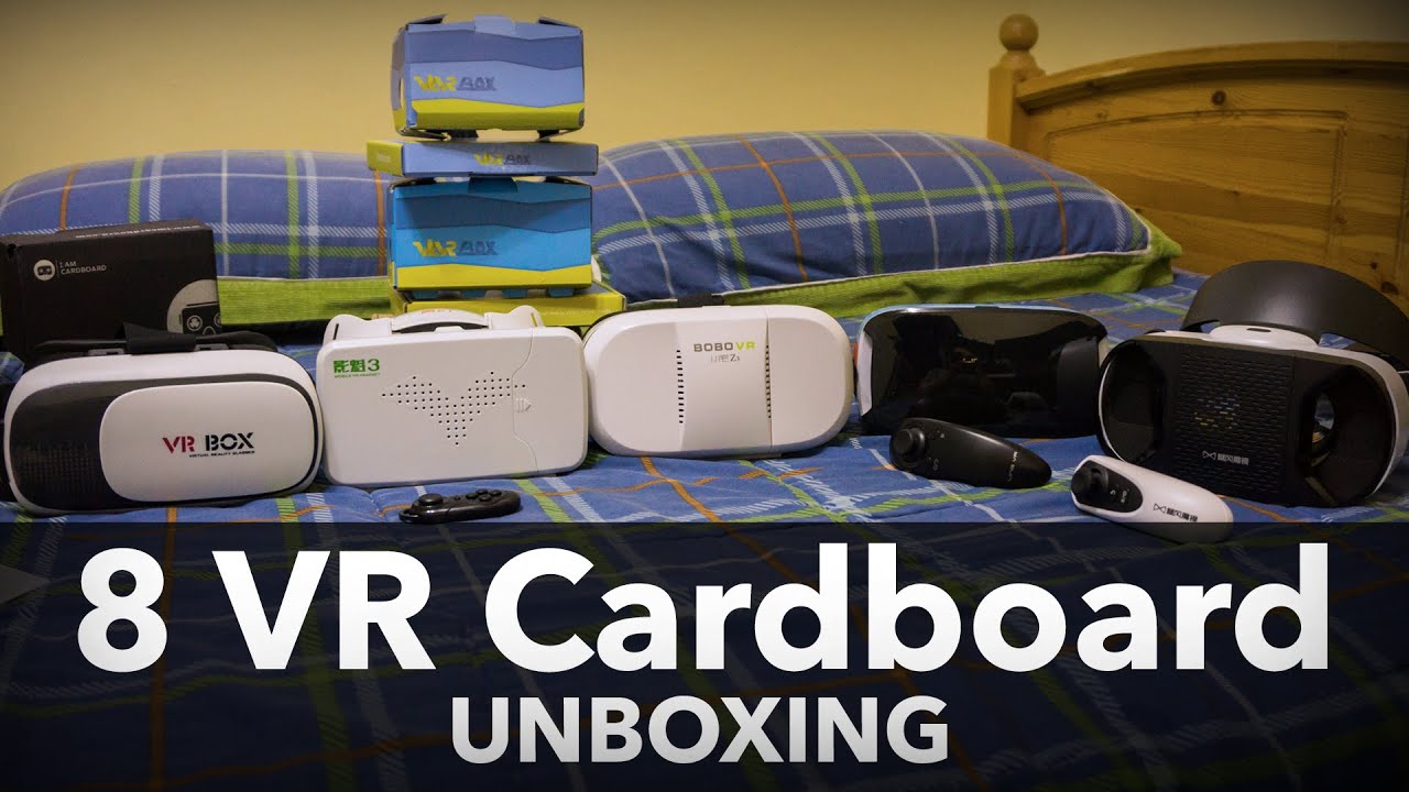 Unboxing 8 Different Google Cardboard VR Headsets