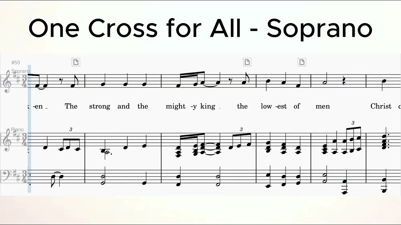 One Cross for All - Soprano