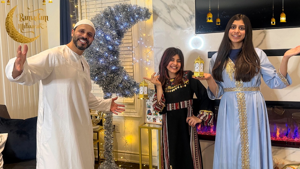 Deema and Sally Share Ideas to Help and Surprise Dad with Ramadan Decorations