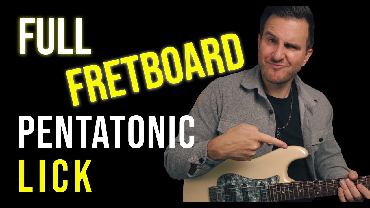 Full Fretboard Pentatonic Lick