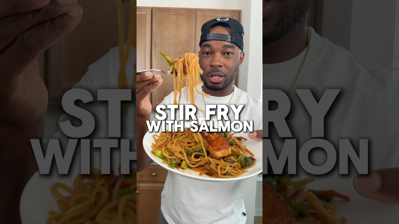 Stir Fry with Salmon #onestopchop #stirfry