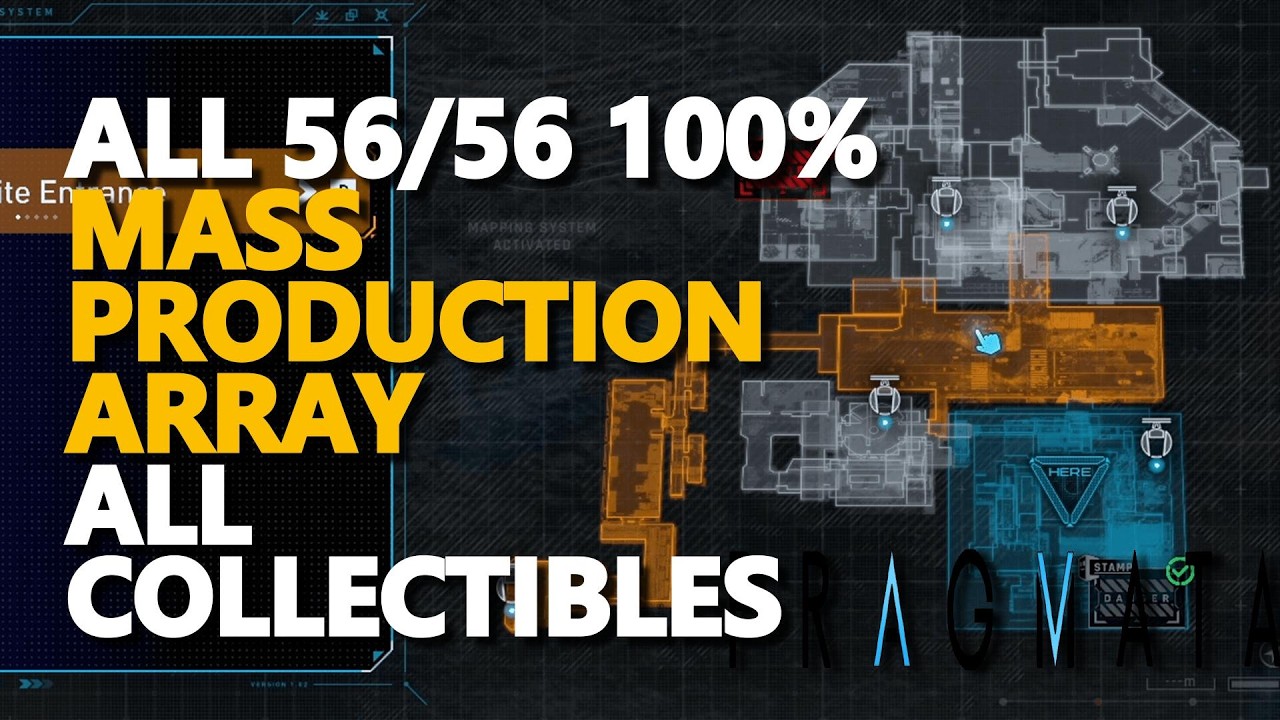 Mass Production Array 100% All Collectibles Pragmata