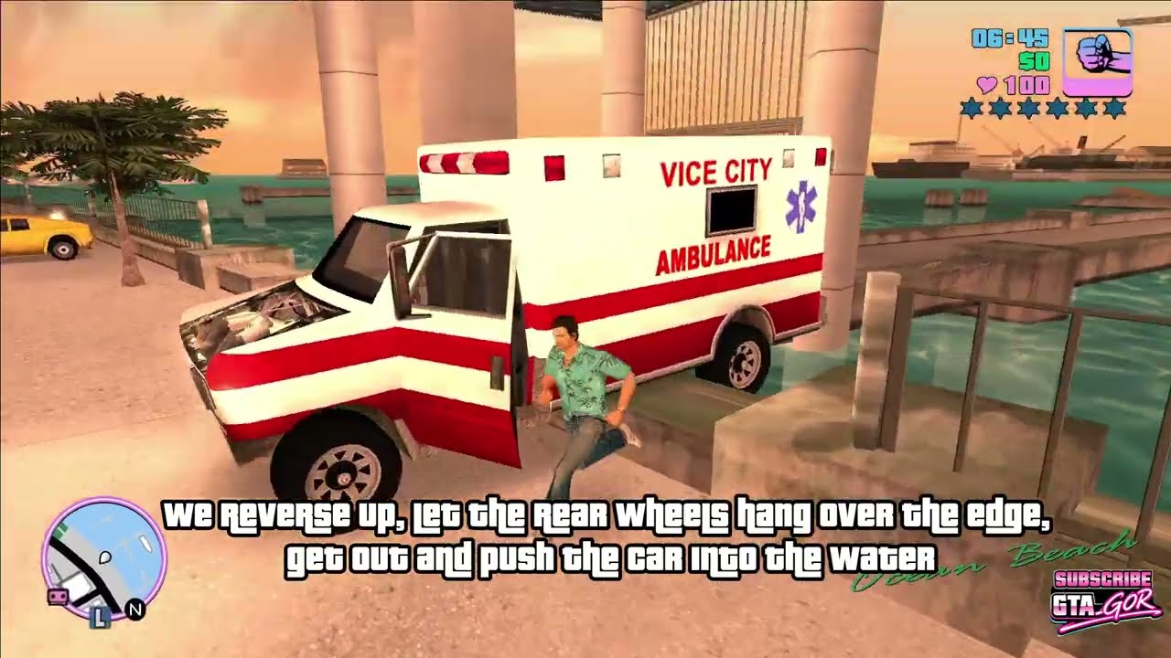 How to get to another island in GTA Vice City without cheats