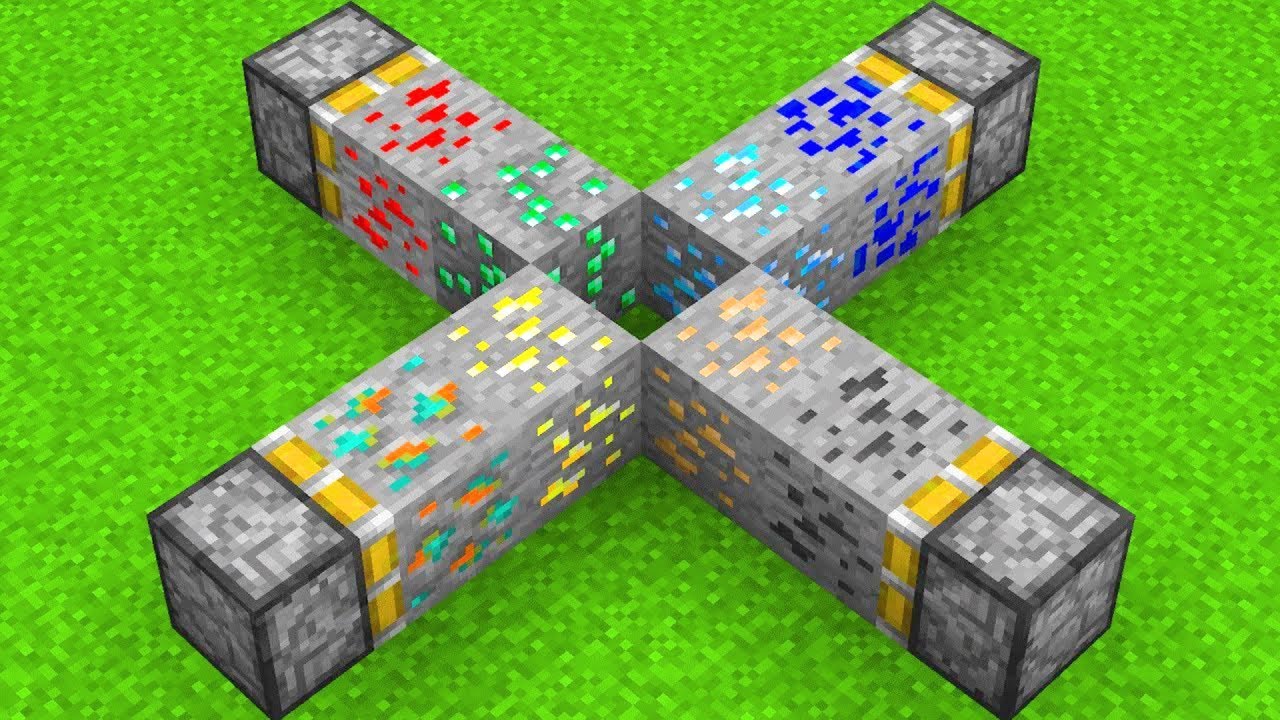 how to make secret ores - minecraft compilation